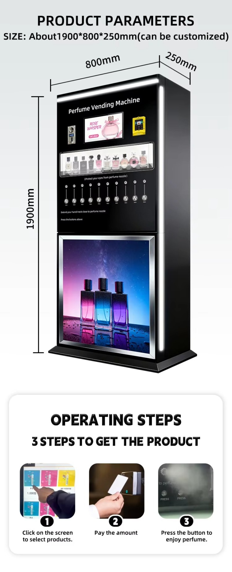 Automat do sprzedaży perfum In – Perfume Fragrance Sale recenzja i cena